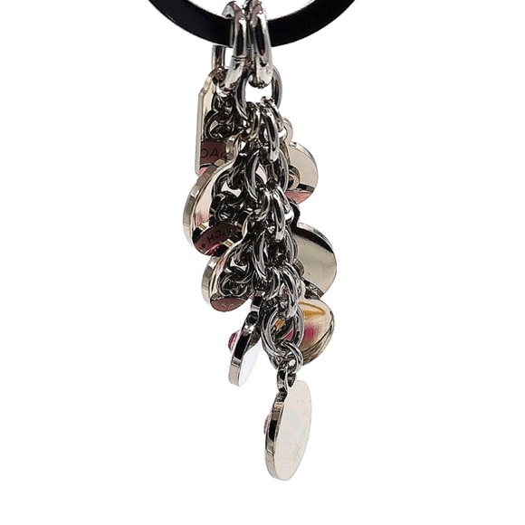 Vintage COACH Signature Gem charm Fob keychain Multi Jewel 1734 BCA Awareness - Picture 6 of 6